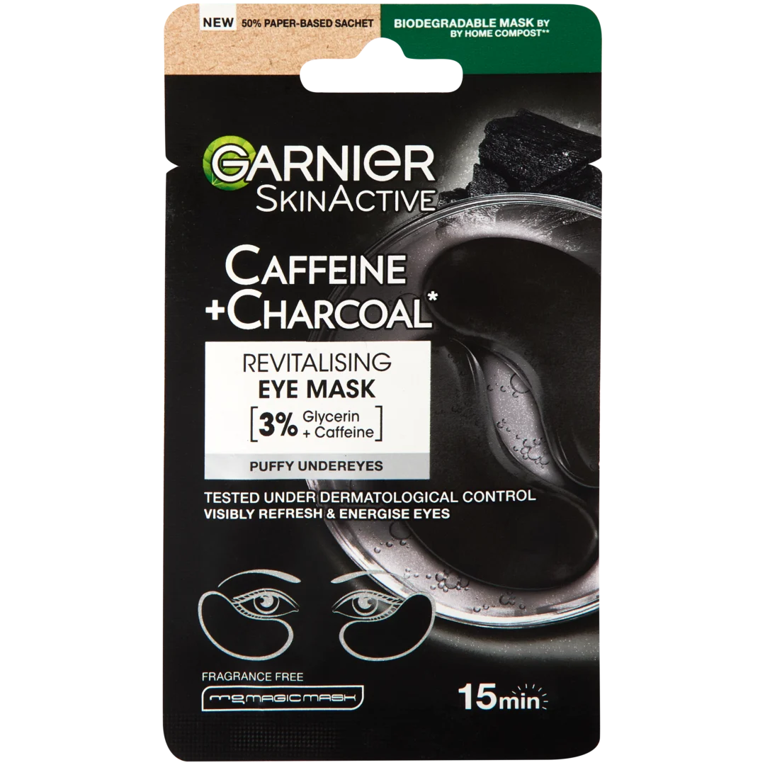 Patch occhi Garnier Caffeina + carbone