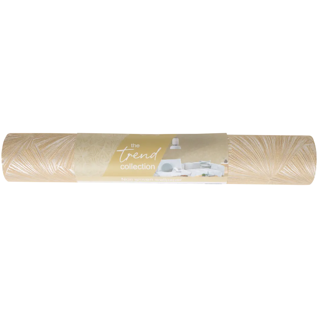Papier peint intissé à motif doré