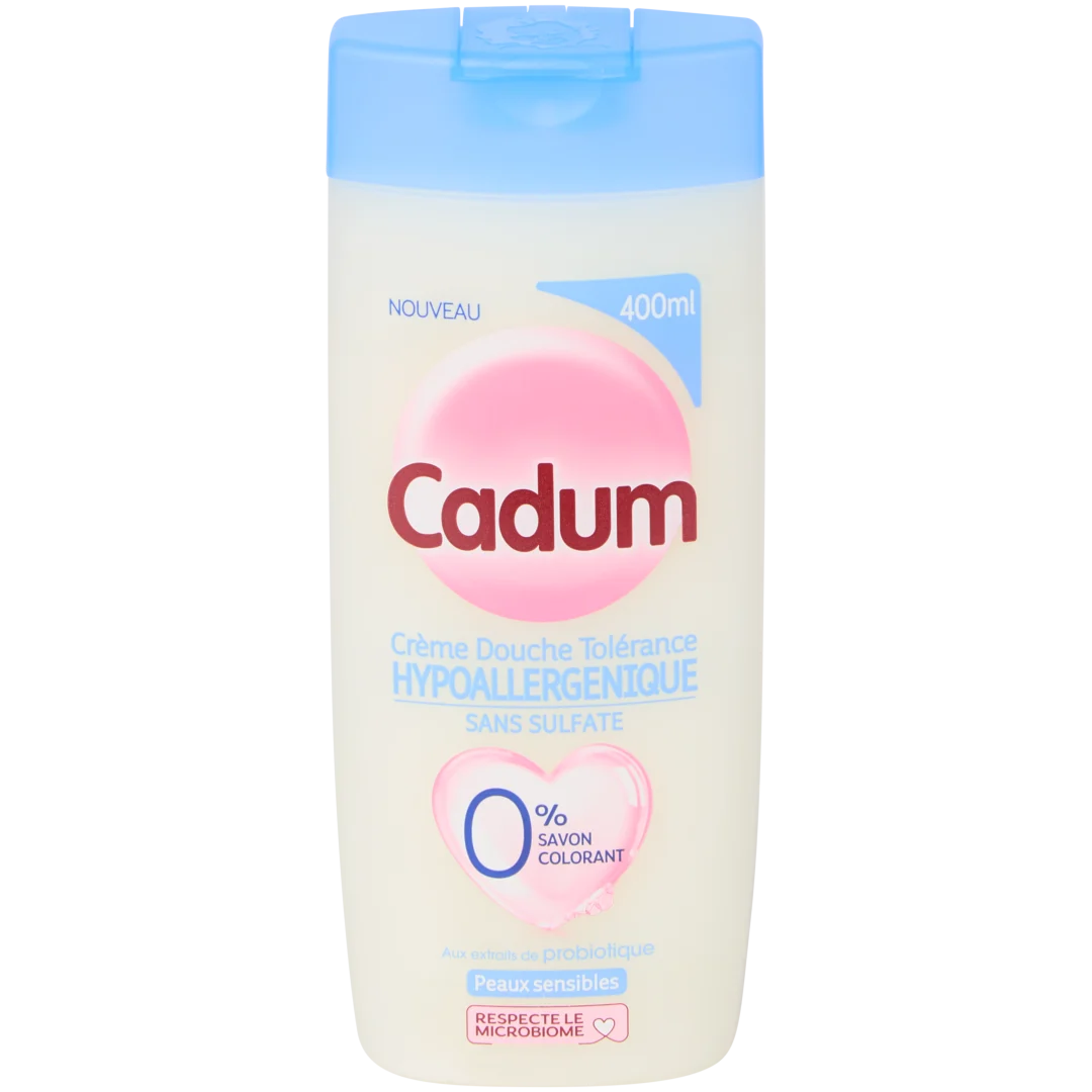 Gel douche hypoallergénique Cadum Sensitive 1