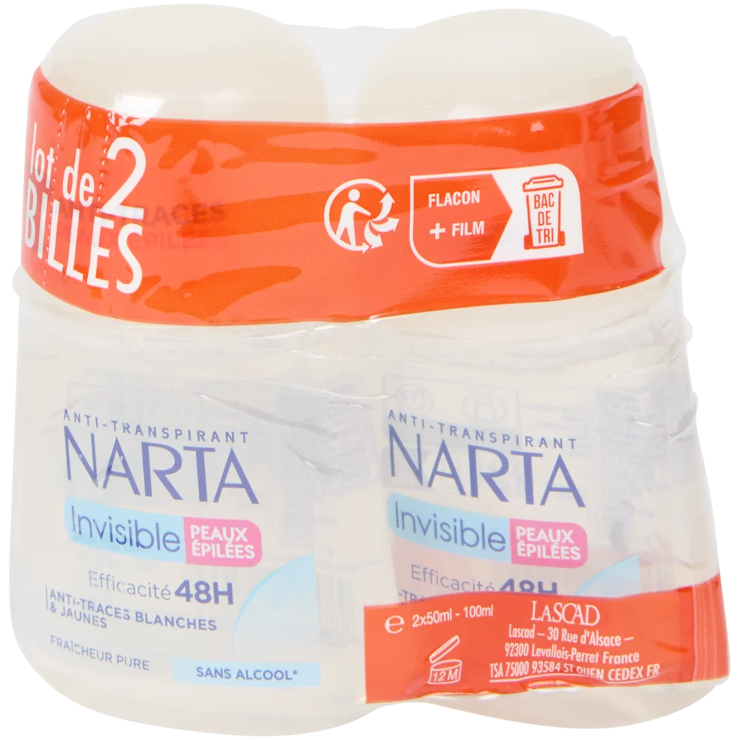 Déodorant multipack Narta Invisible