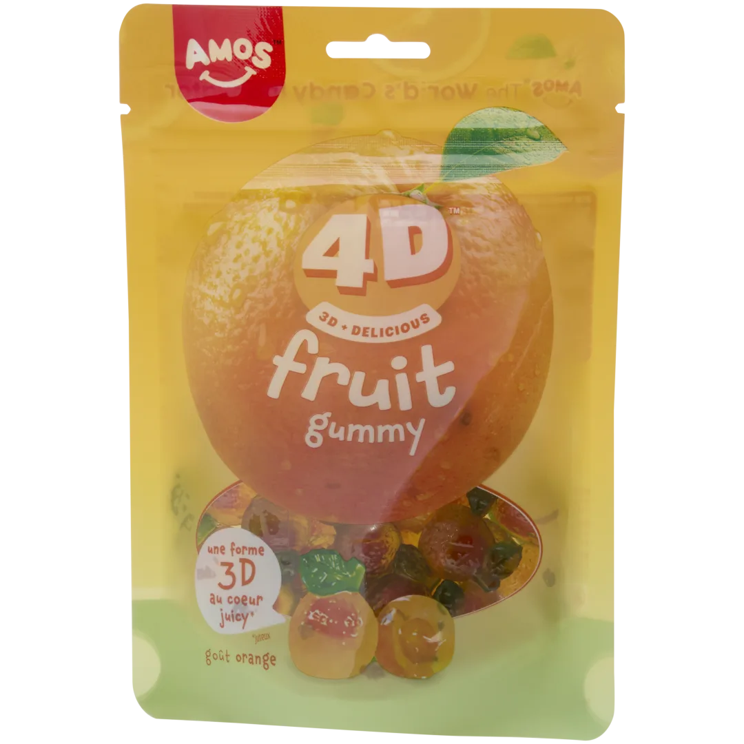 Amos 4D Fruchtgummis Orange
