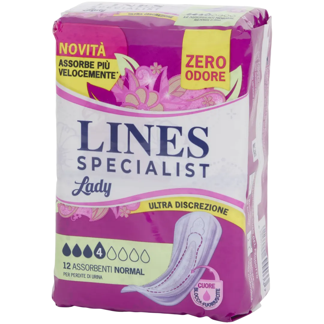 Assorbenti per incontinenza Lines Specialist Lady Normali