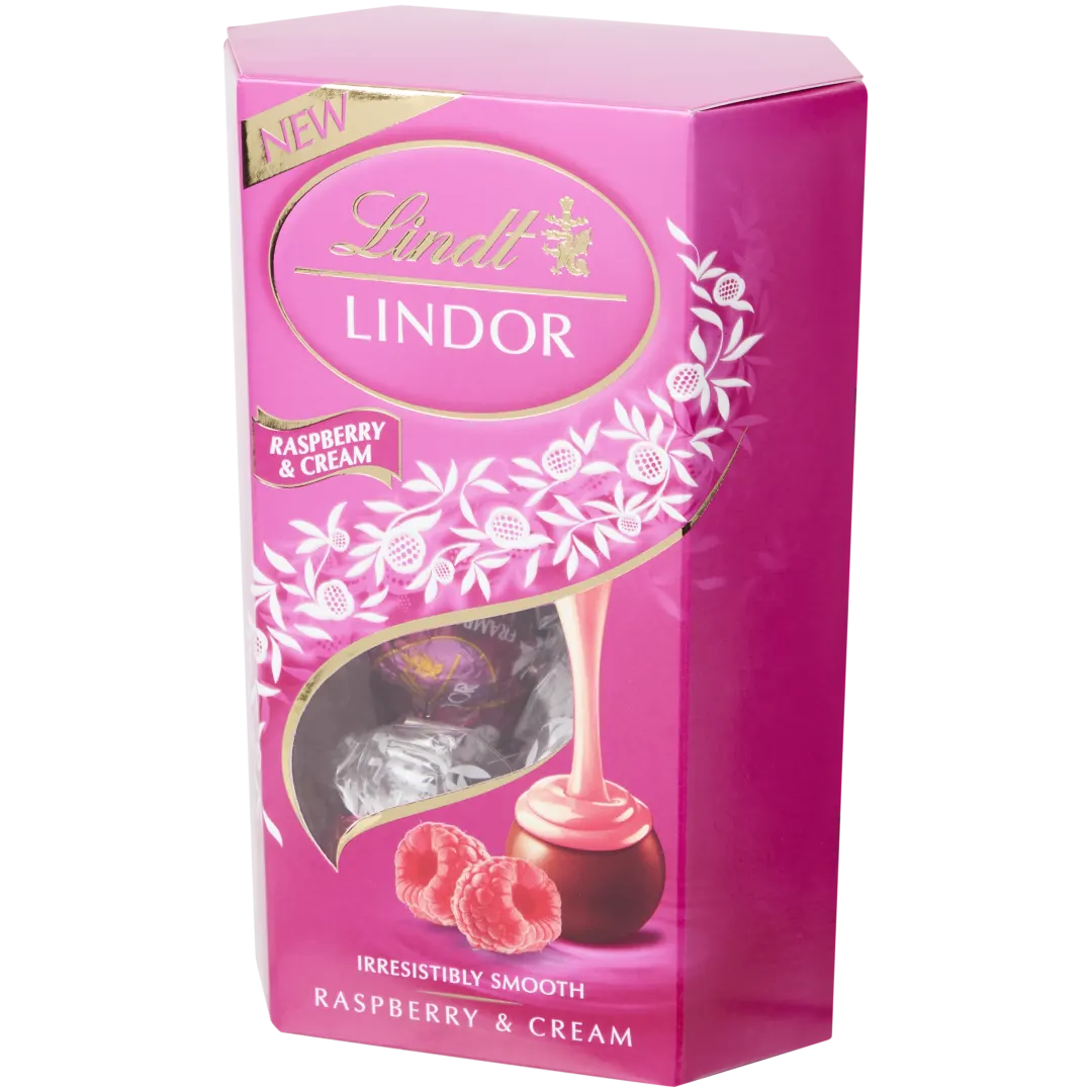Lindt Lindor Raspberry & Cream