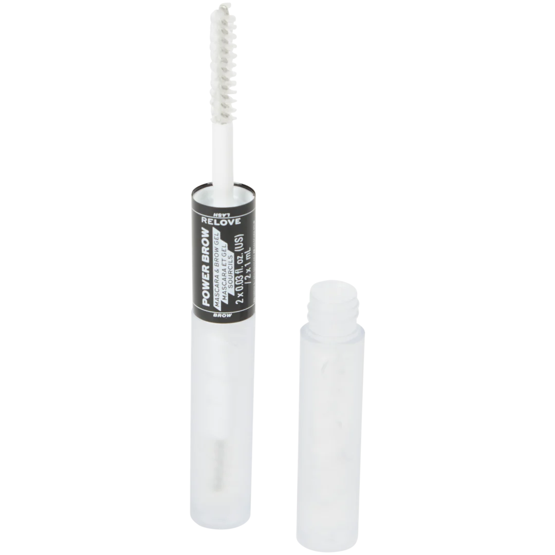 Mascara trasparente e gel per sopracciglia Relove By Revolution Power Brow