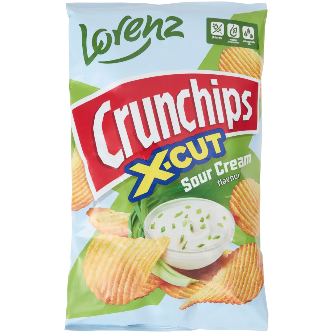 Lorenz Crunchips X-CUT Sour Cream
