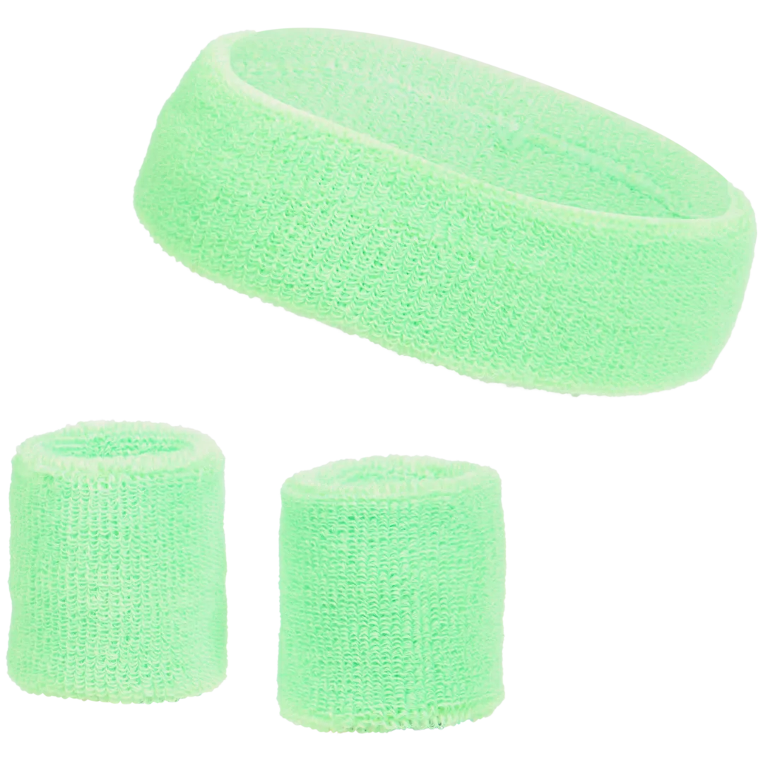 Neon hoofd- en polsband 2