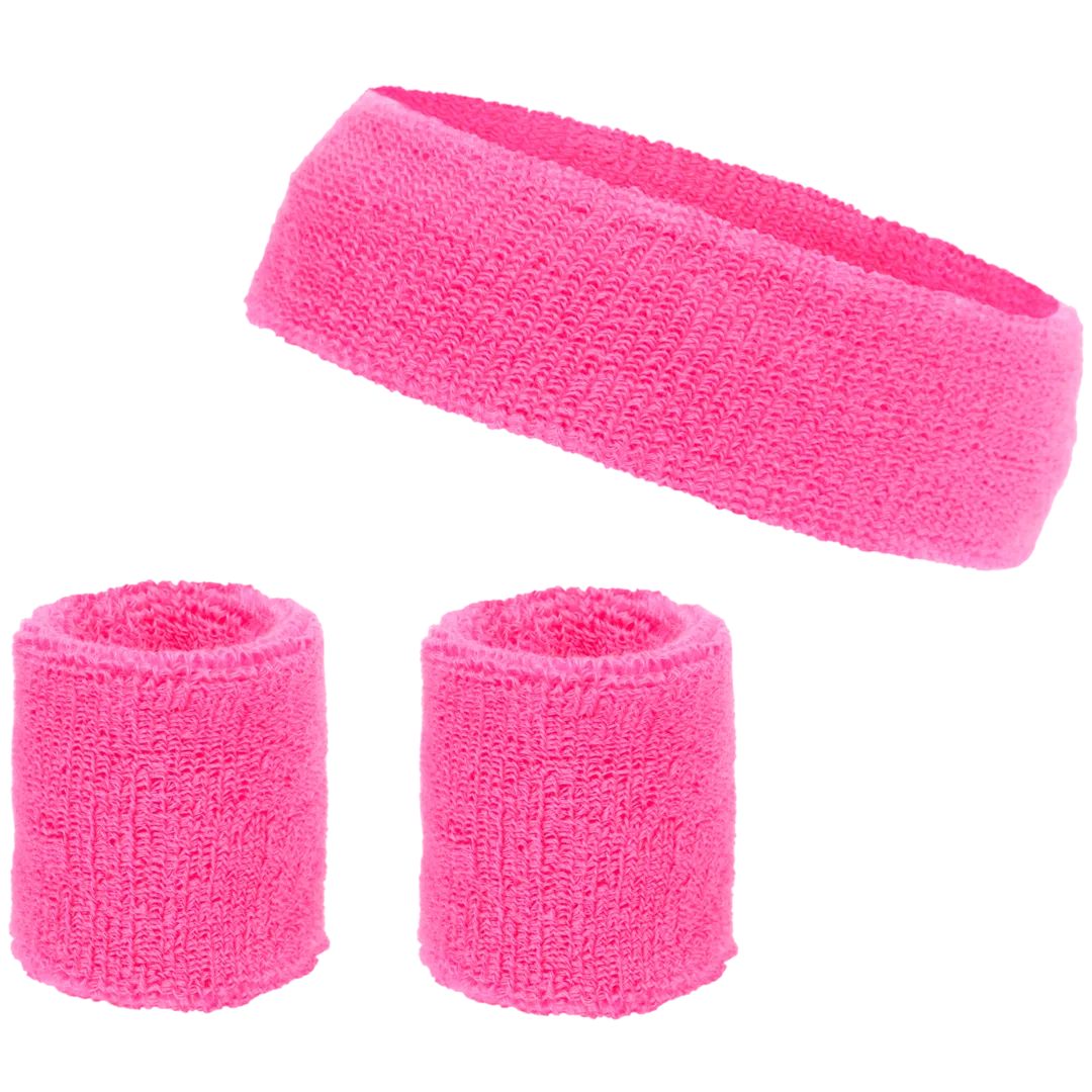 Neon hoofd- en polsband 4