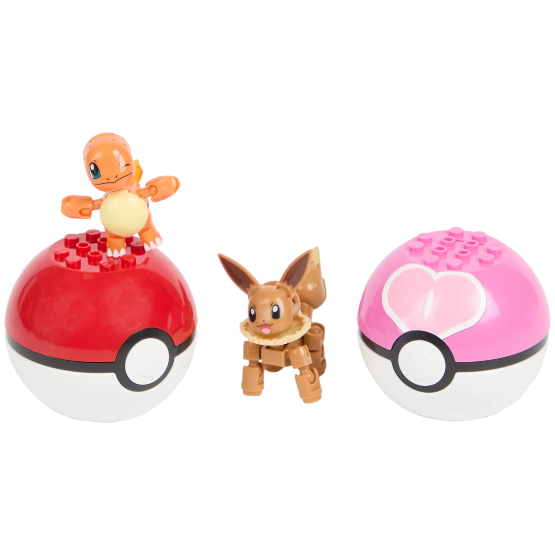 Pokémon Pokébälle mit Pokémons