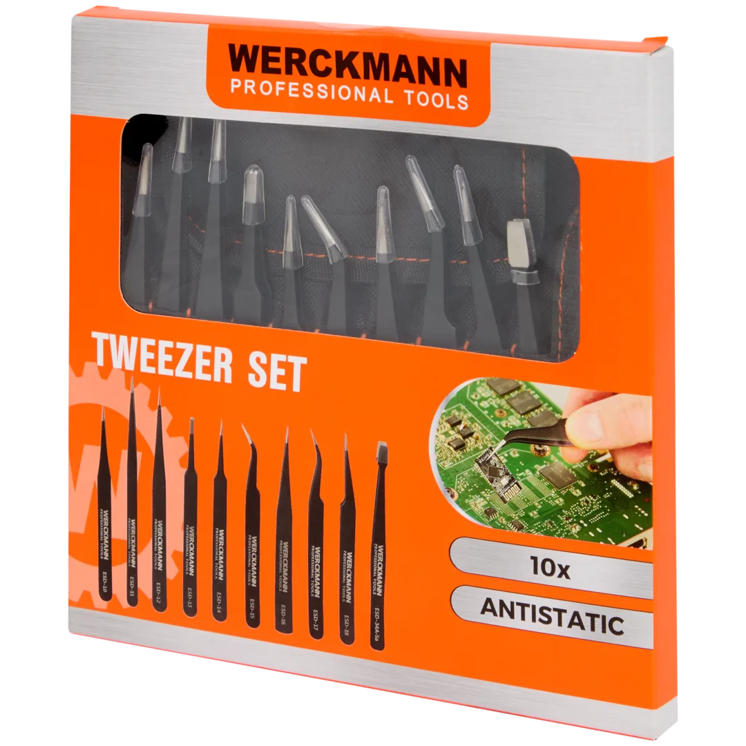 Jeu de pinces antistatiques Werckmann 3