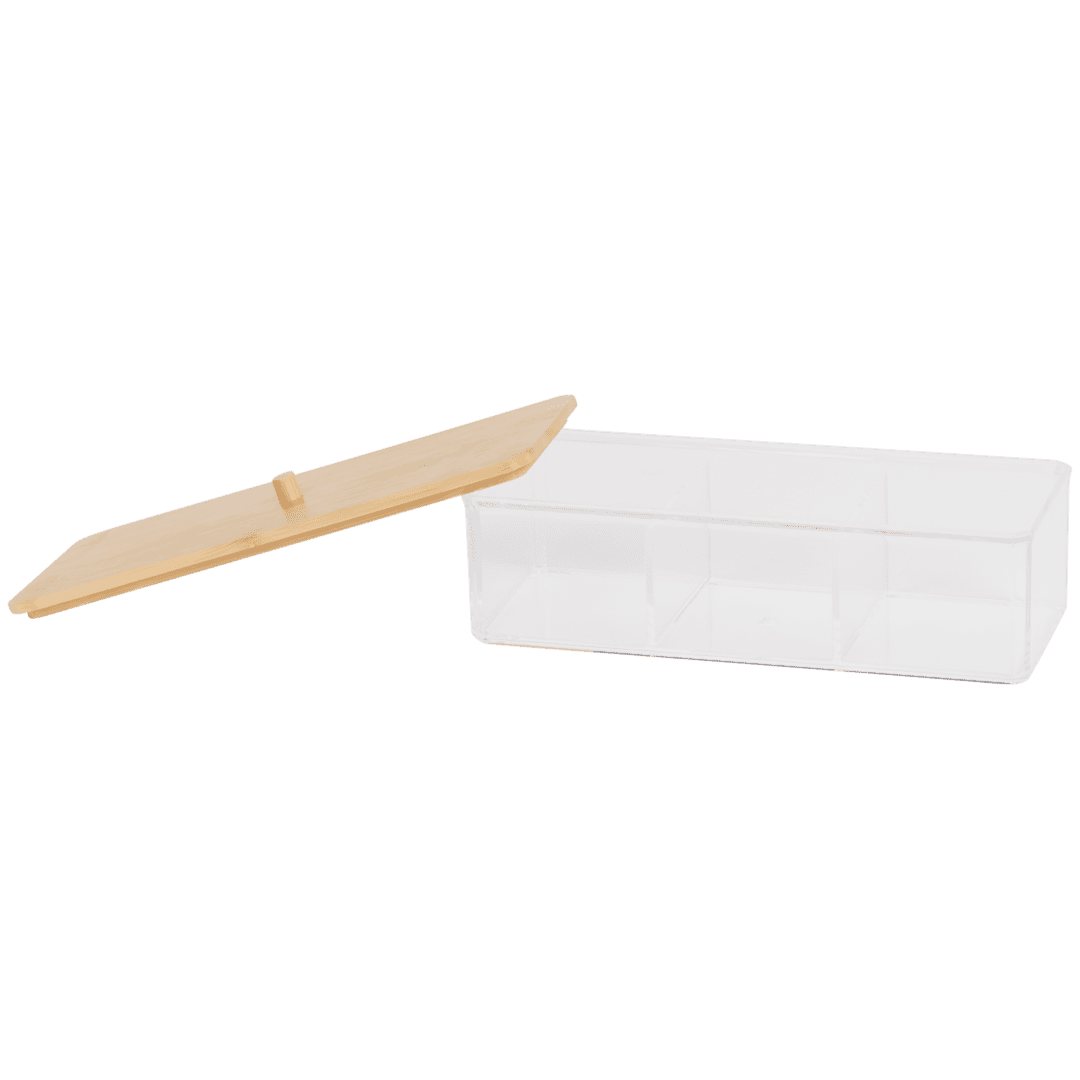 Organizer met bamboe deksel 2