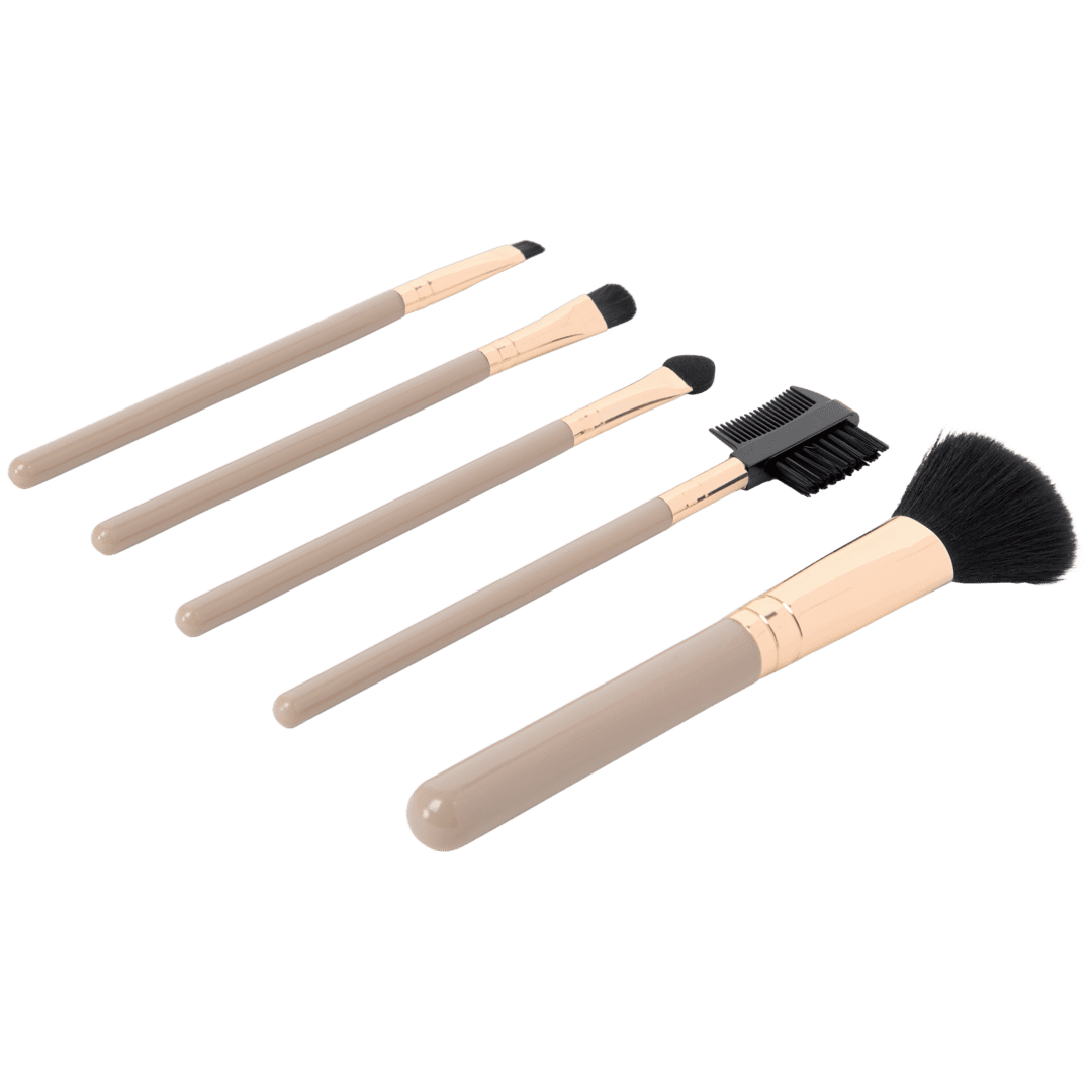 Pinceaux de maquillage avec trousse
