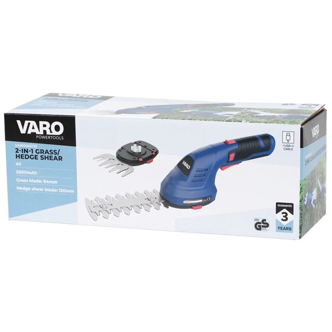 Taille-haie sans fil 2-en-1 Varo 4