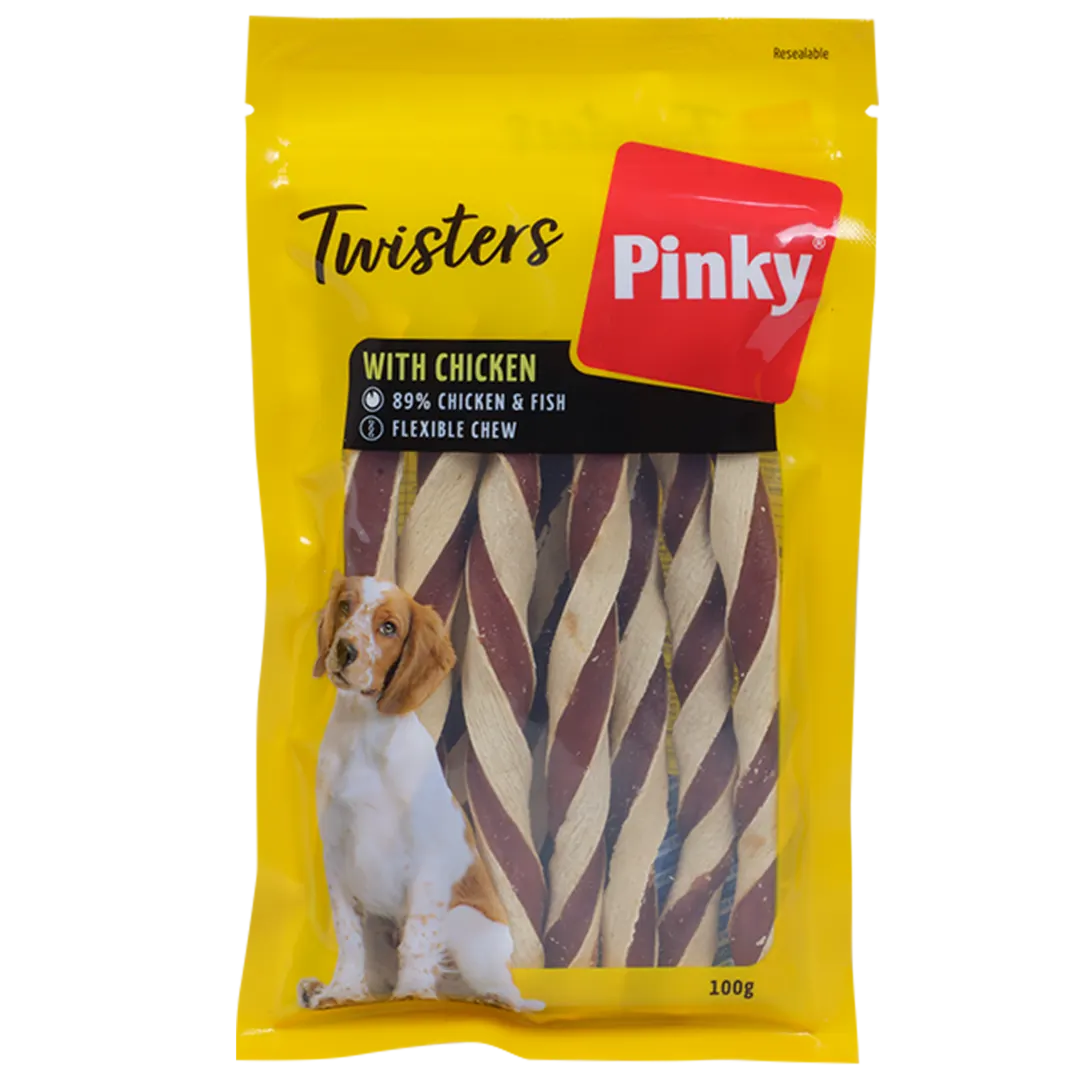 Snack per cani Twisters Pinky 1