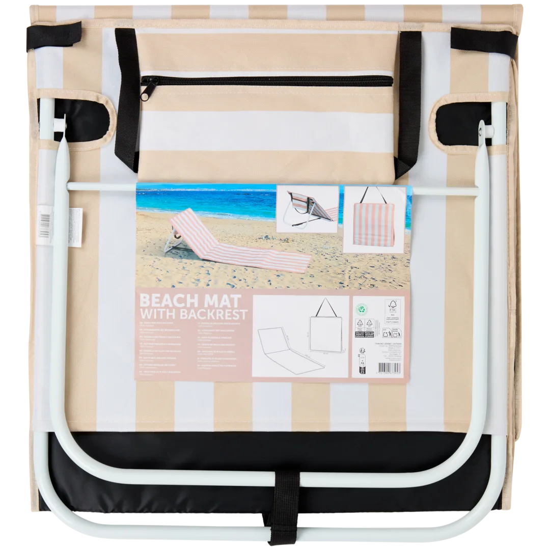 Natte de plage avec dossier 5