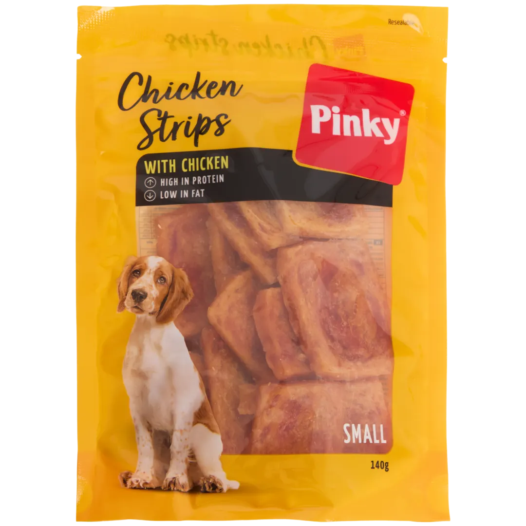 Snack per cani Pinky Chicken Strips