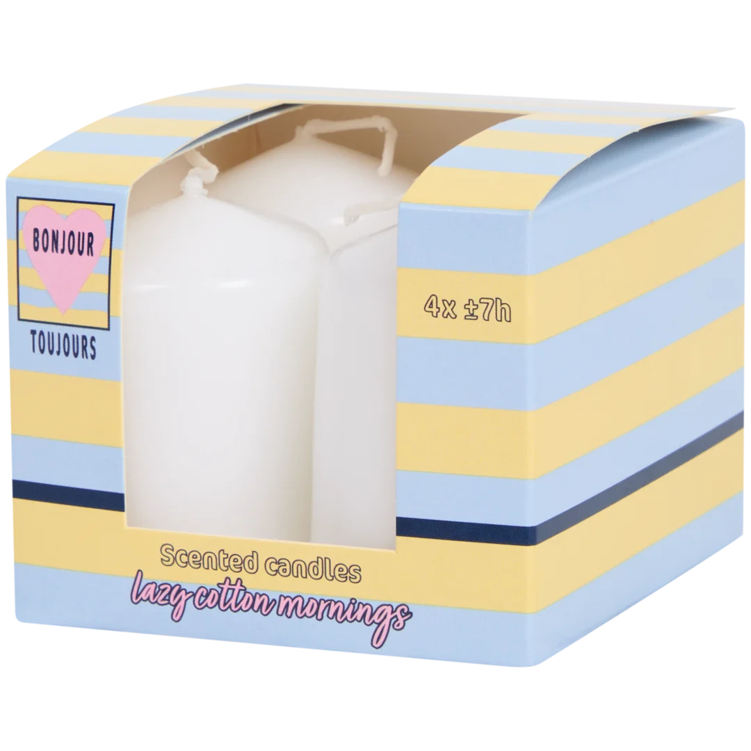 Bougies cylindriques parfumées 6