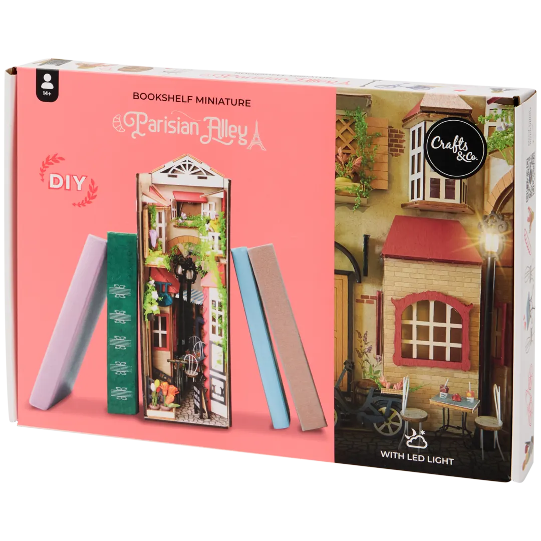 Crafts & Co maak je eigen boekenplank miniatuur 1