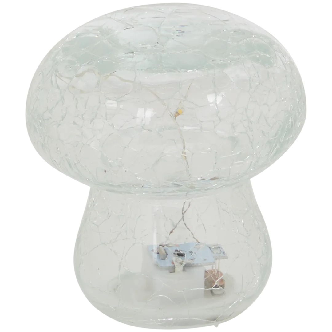 Décoration lumineuse en verre