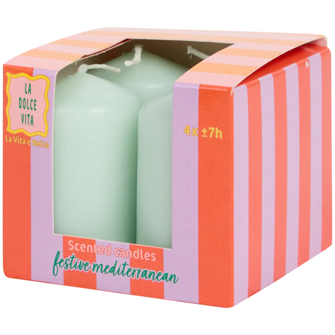 Bougies cylindriques parfumées 4