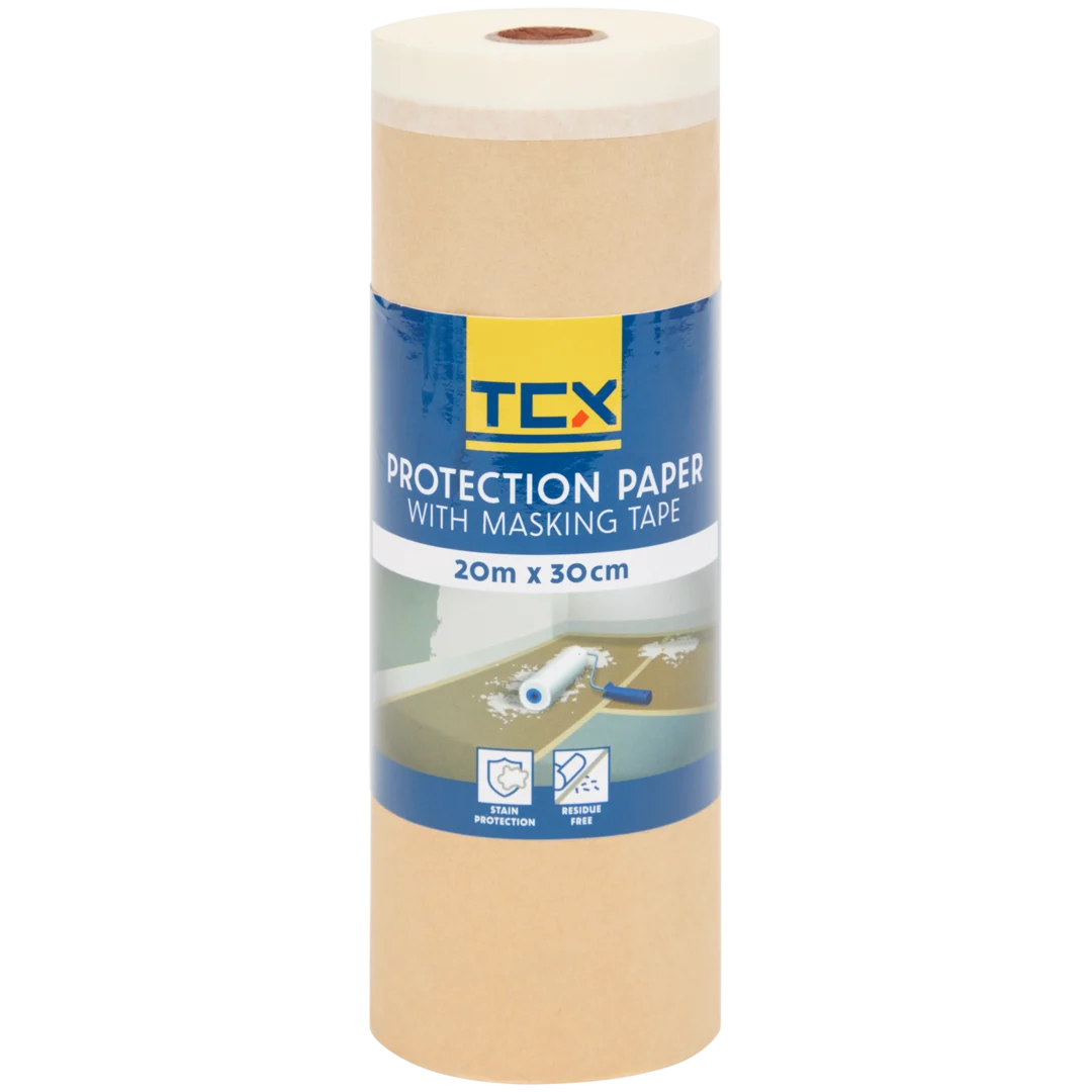 Fita adesiva com papel TCX