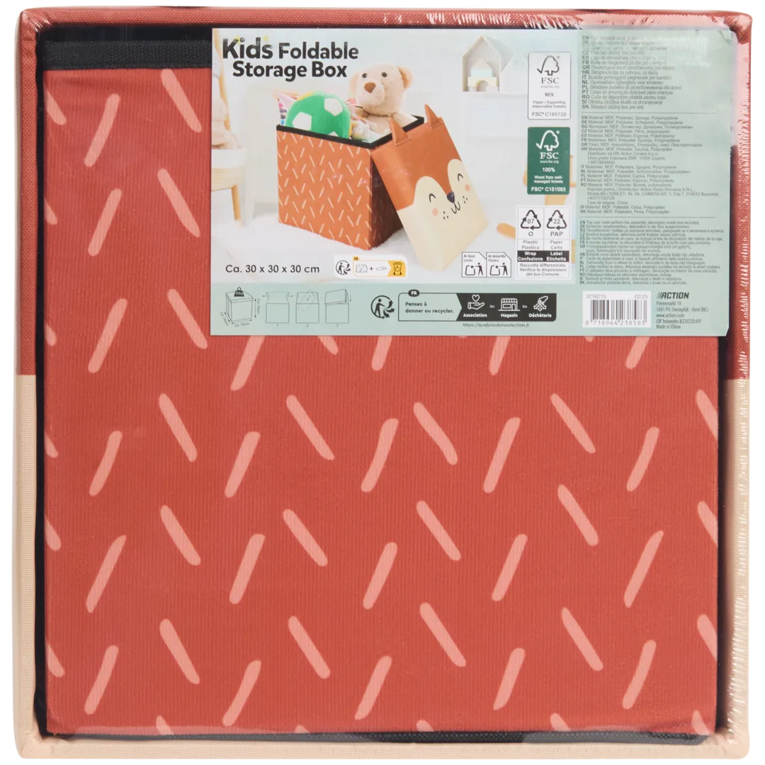 Opvouwbare opbergmand 9