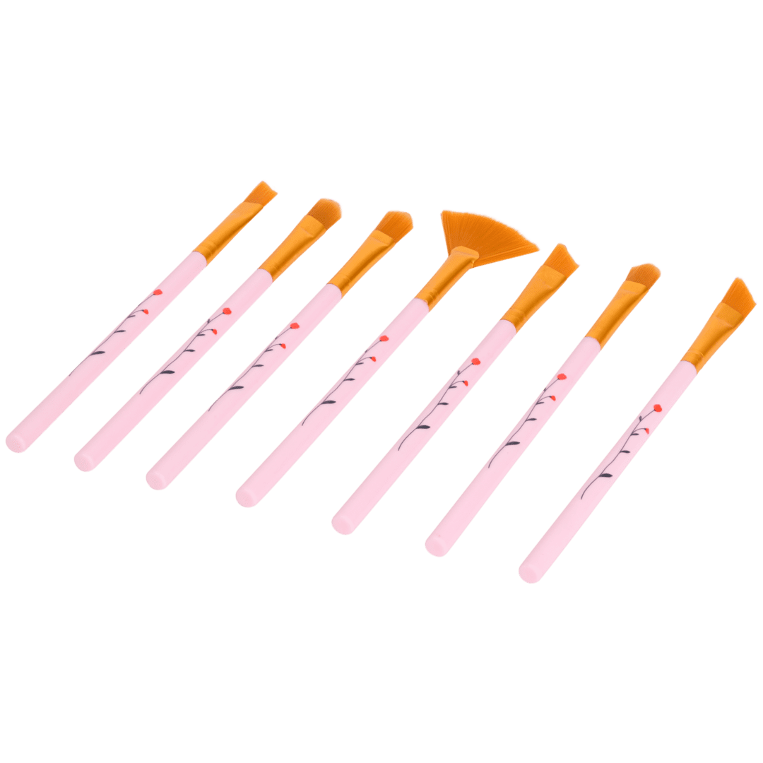 TSI 49032 - Set Di 10 Pennelli Professionali Per Pittura, Hobby E Scuola - Setole In Pelo Di Maiale, Manico In Legno Naturale