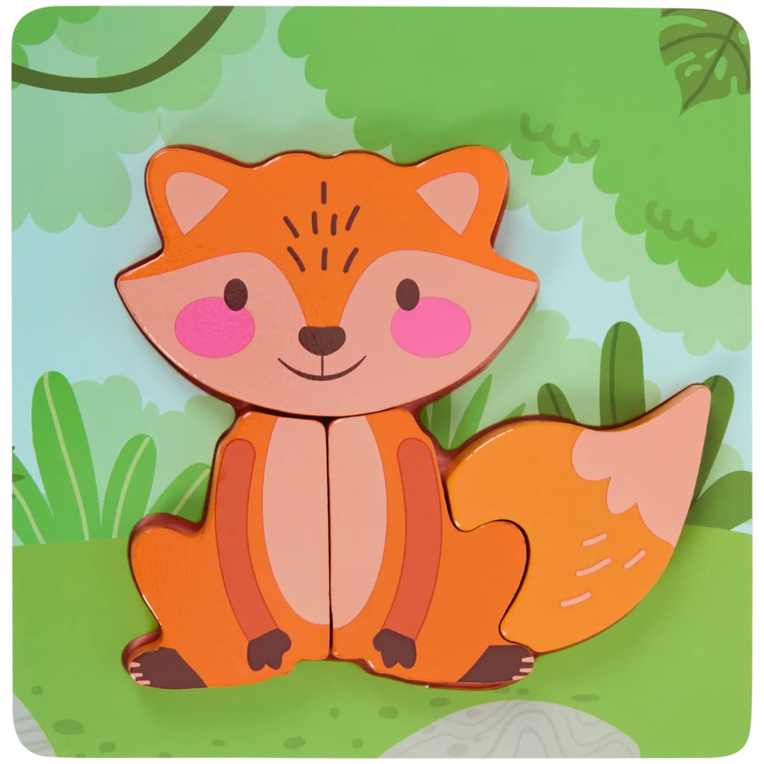 Drewniane puzzle dla dzieci