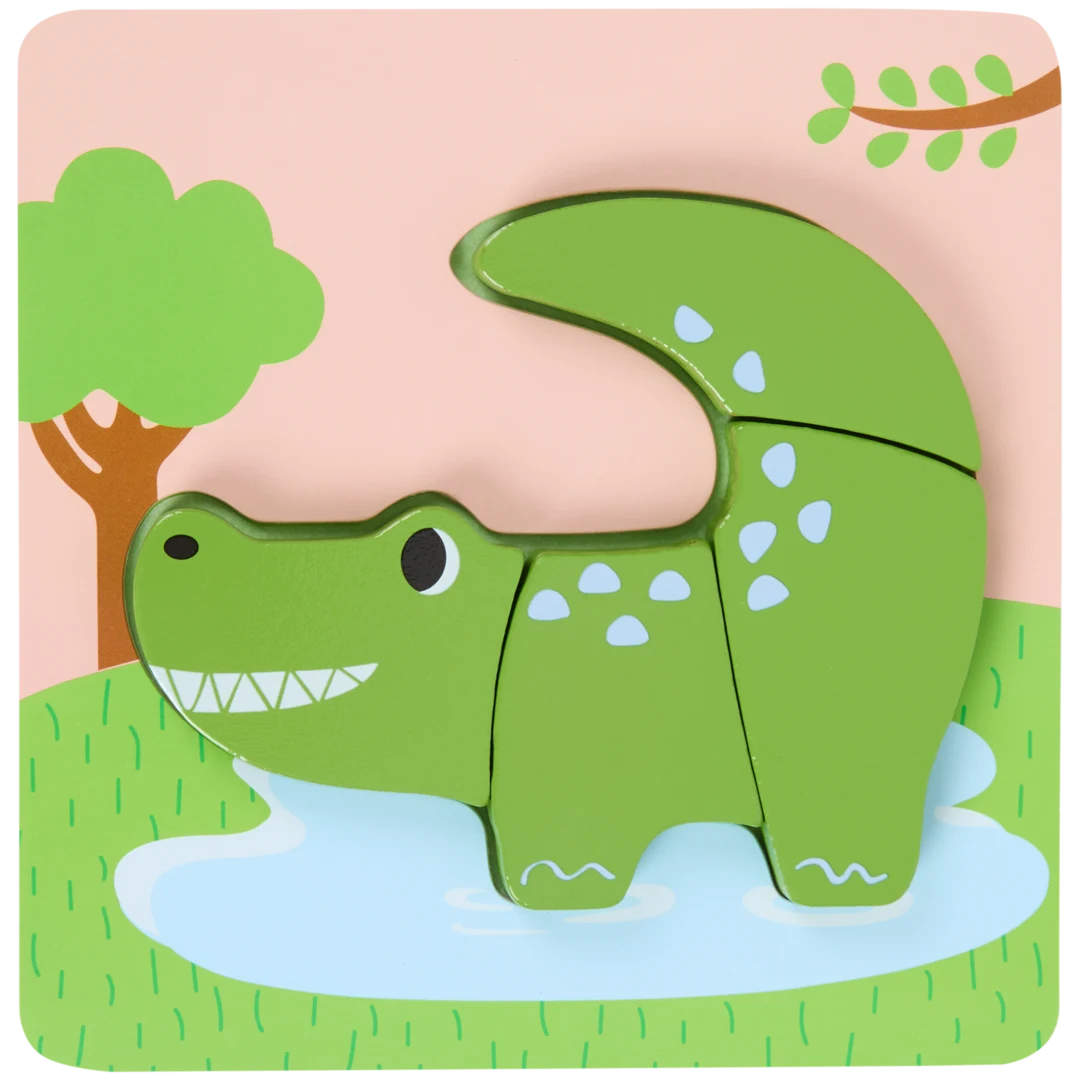 Drewniane puzzle dla dzieci