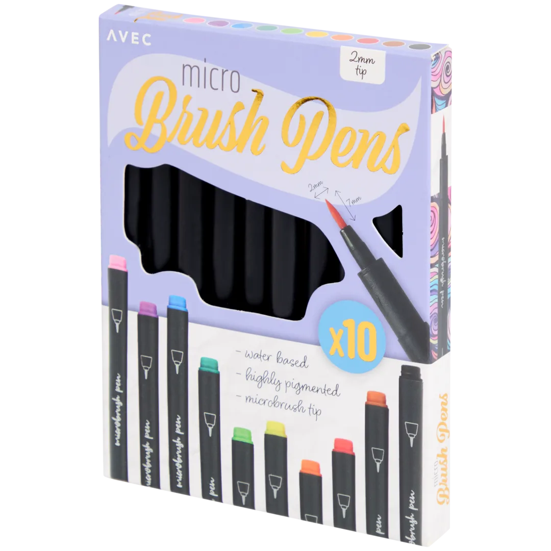 Pisaki z mikropędzelkową końcówką 2