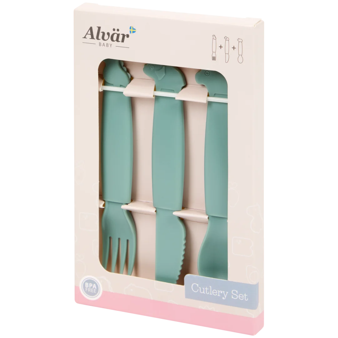 Conjunto de talheres para bebé Alvär