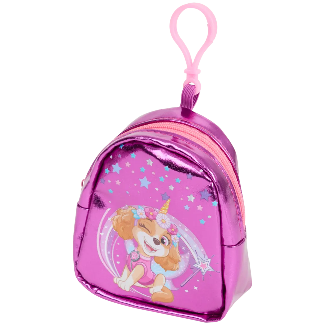 Mini rugzaksleutelhanger met tekenspullen