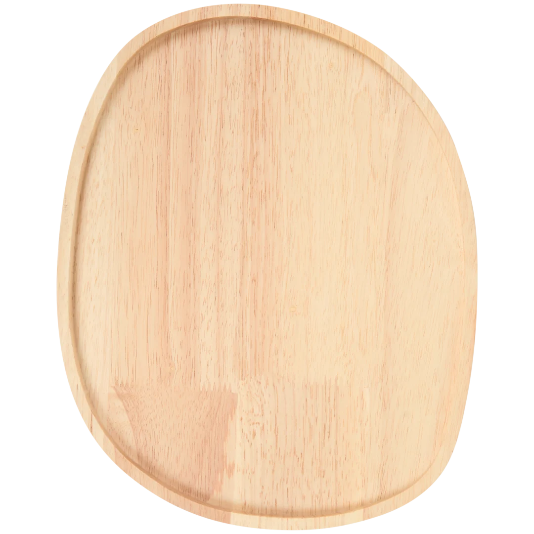 Tablett aus Gummibaumholz 4