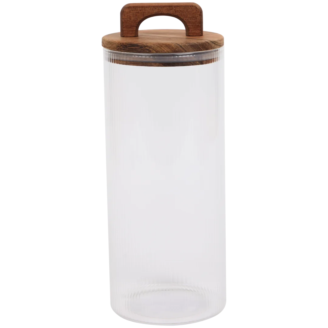 Vorratsglas mit Holzdeckel