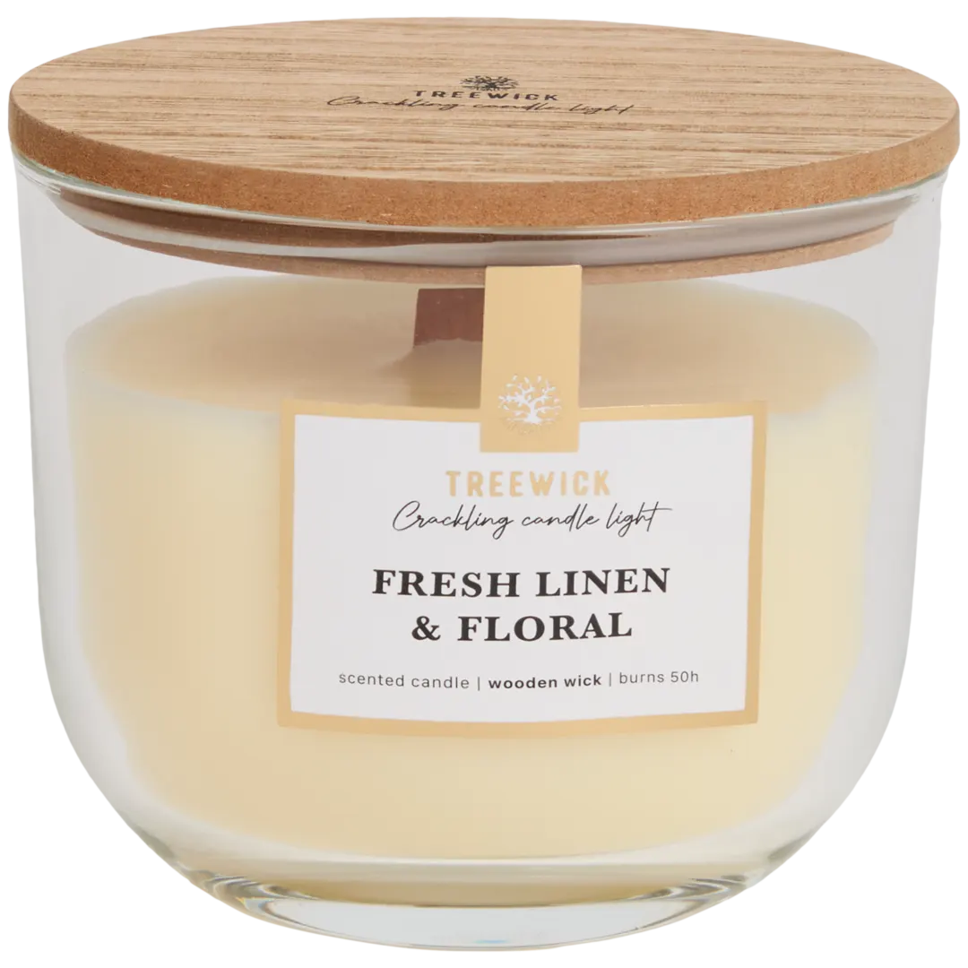 Treewick Duftkerze mit Holzdocht