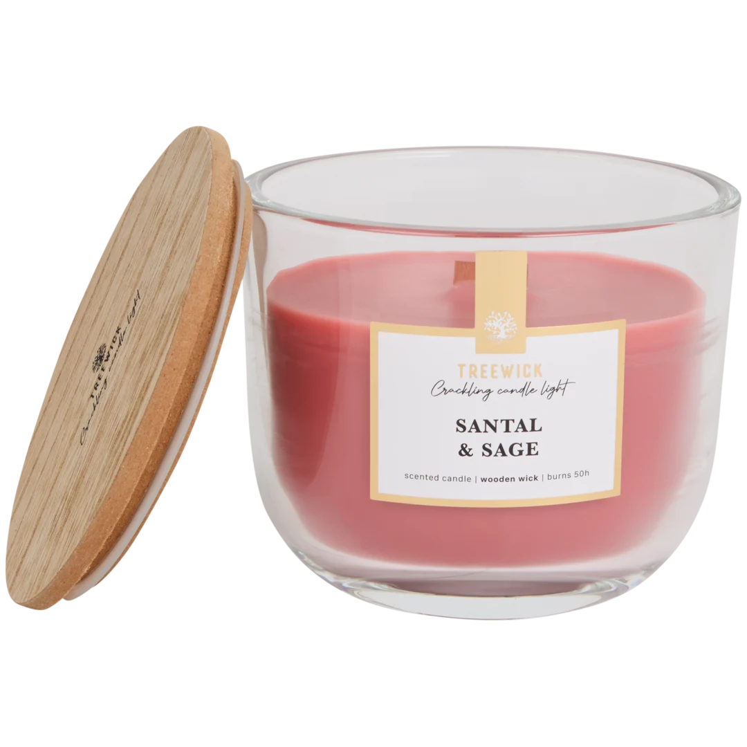 Treewick Duftkerze mit Holzdocht