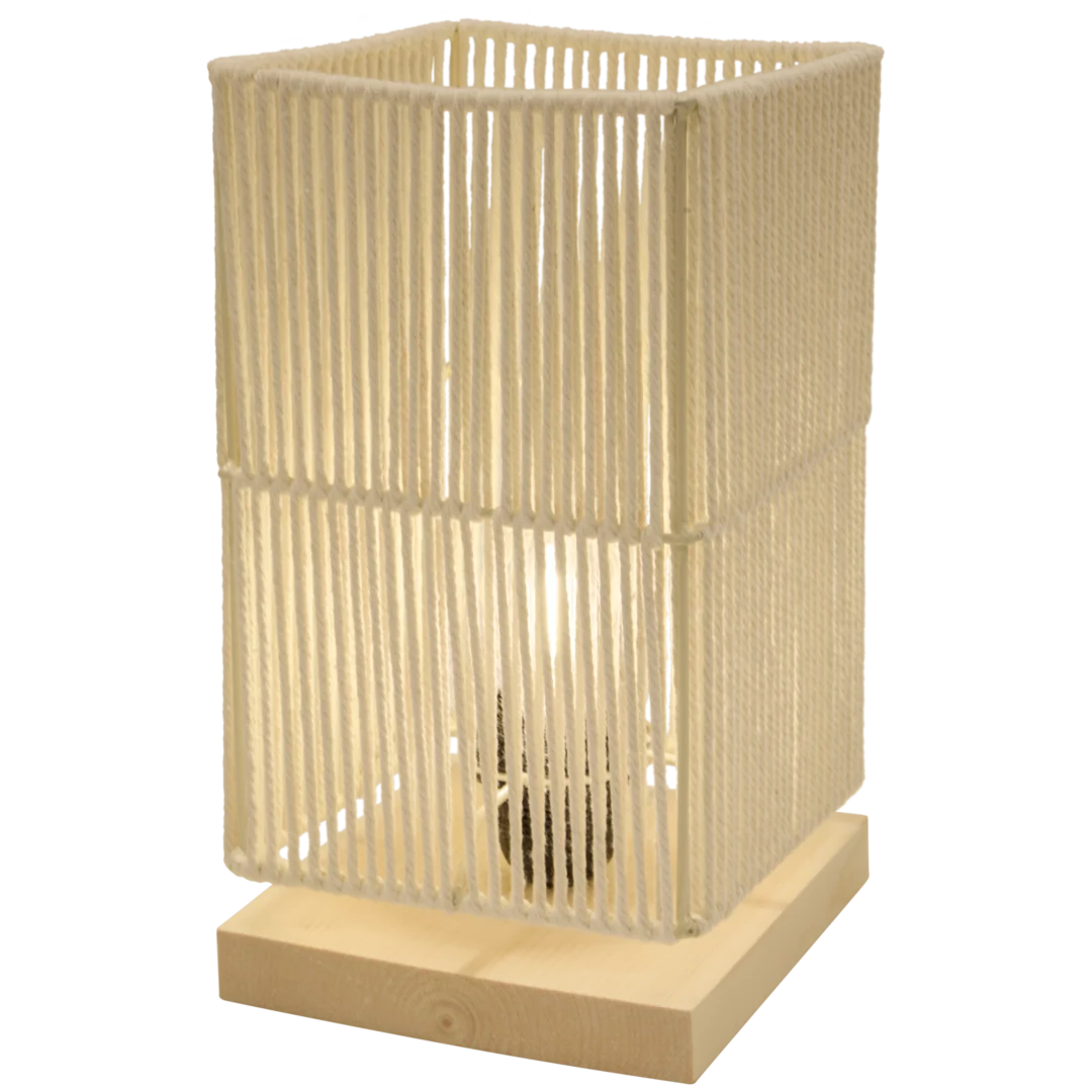 Lampe de table en bois 4