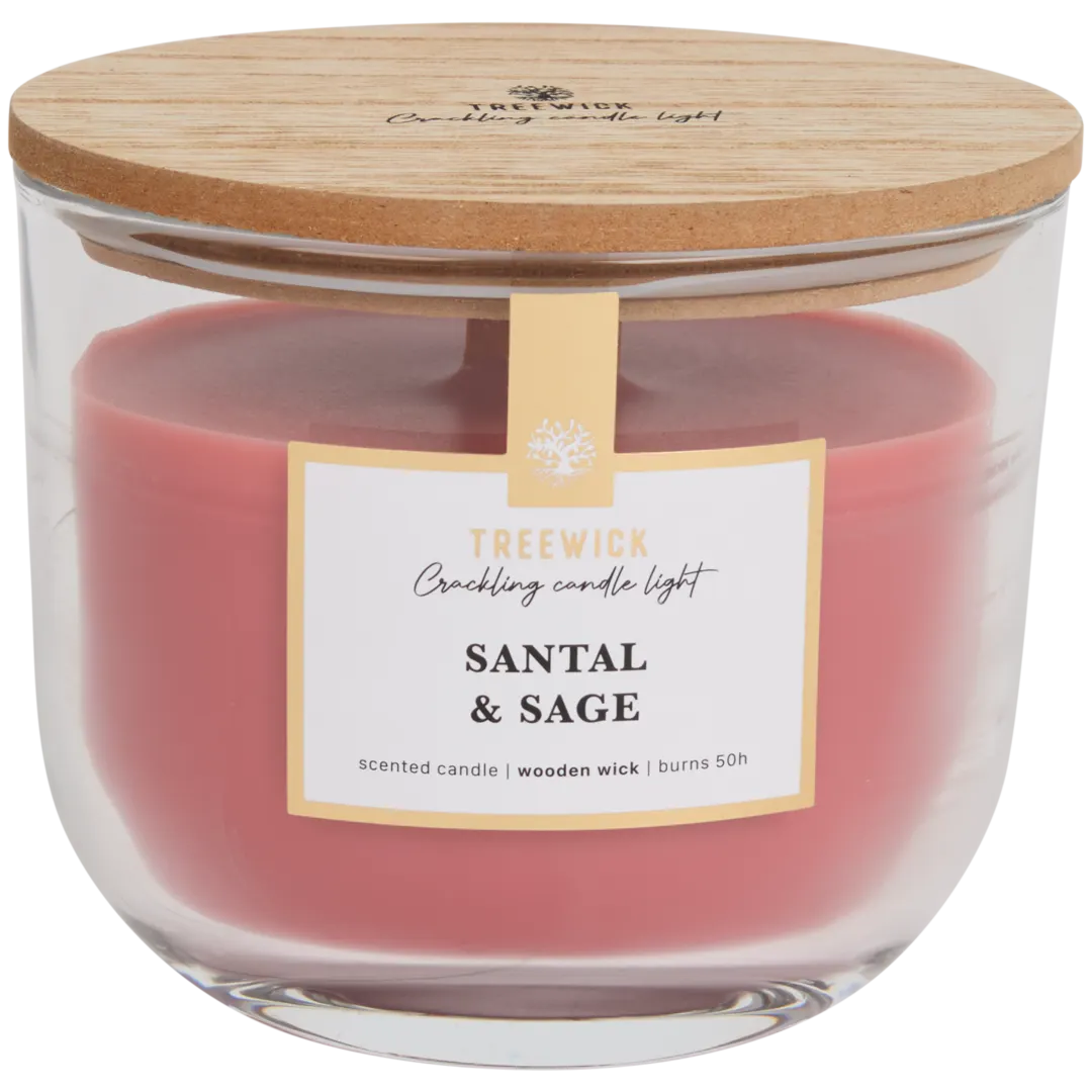 Treewick Duftkerze mit Holzdocht