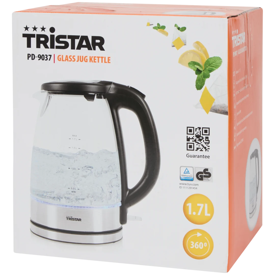 Jarro elétrico transparente Tristar 2