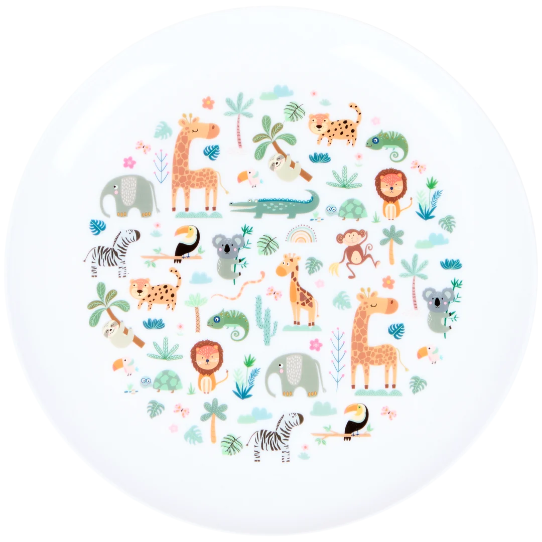 Kunststoffteller mit Print 6