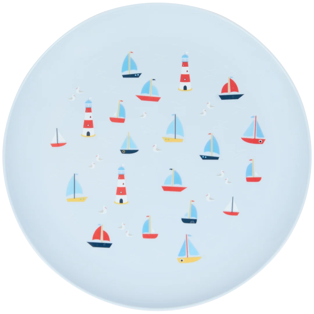 Kunststoffteller mit Print 1