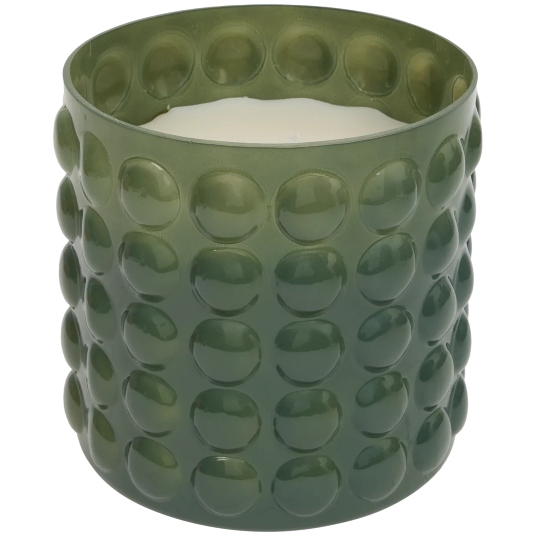 XXL kaars in glazen houder 4