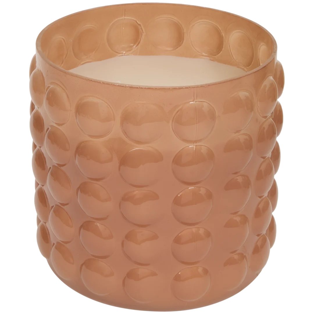 XXL kaars in glazen houder 1