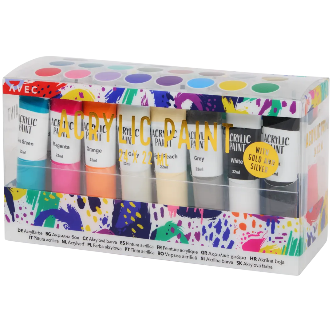 Peinture acrylique Avec