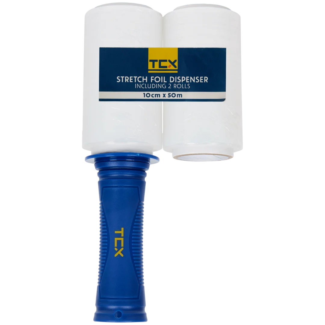 TCX stretchfolie met dispenser