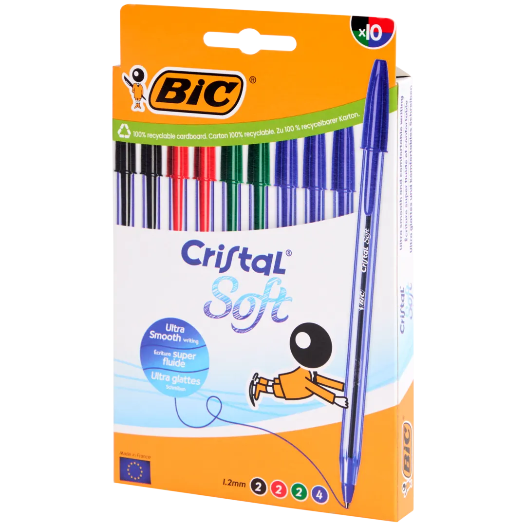 Stylos-bille BIC Cristal Soft