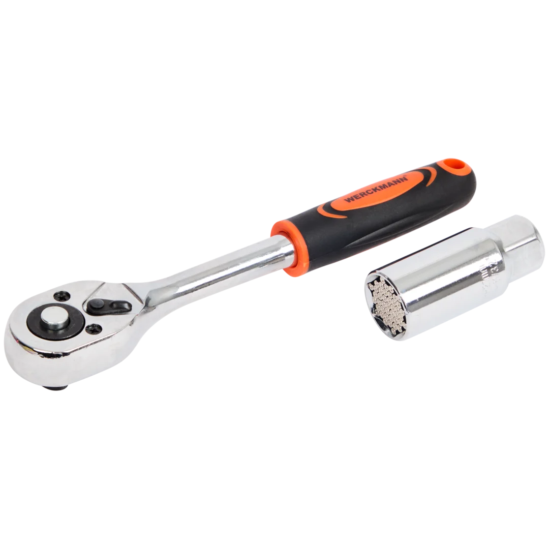 Werckmann universele dopsleutel met ratel 1
