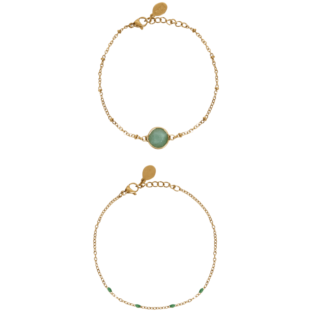 Pulseiras com pedras preciosas