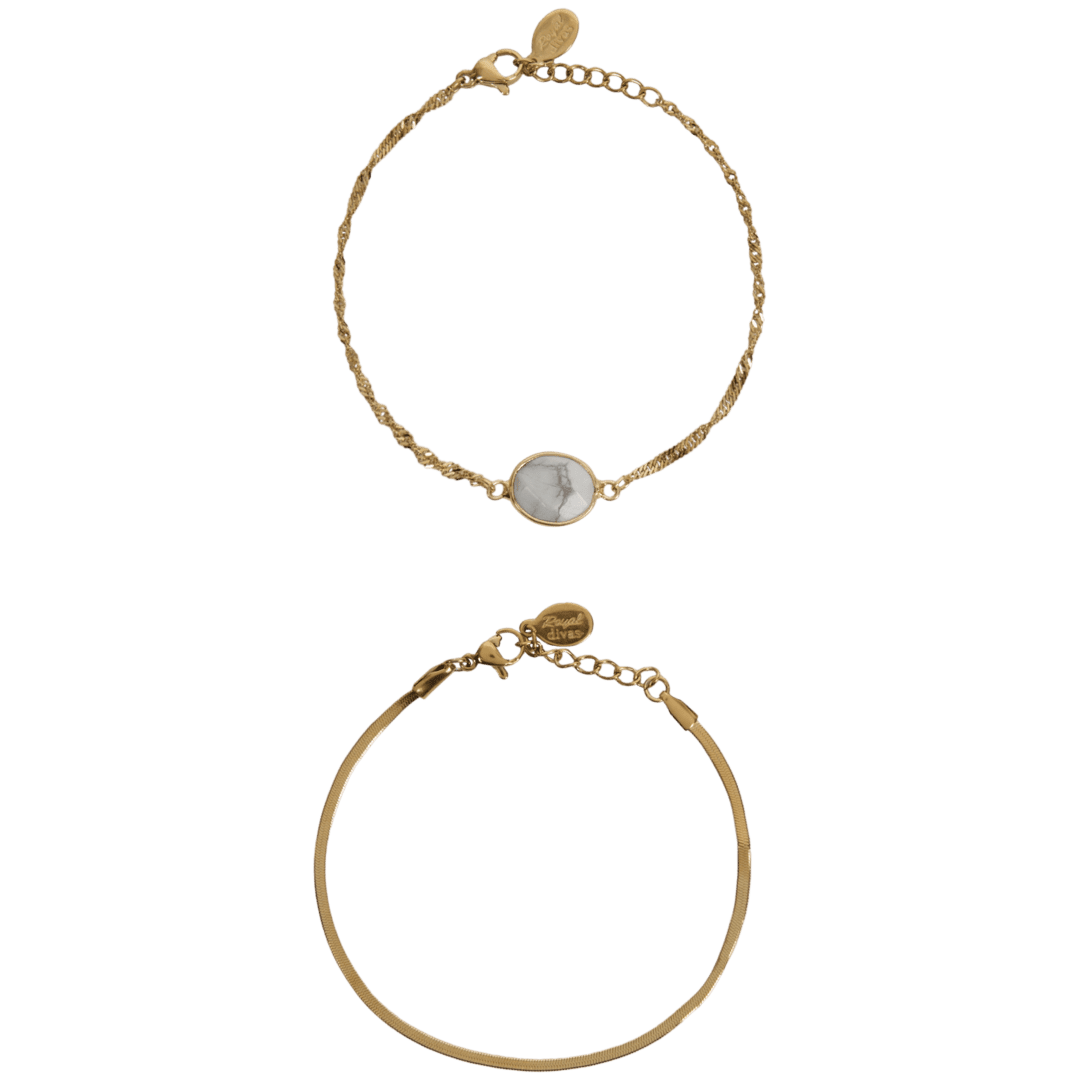 Pulseiras com pedras preciosas