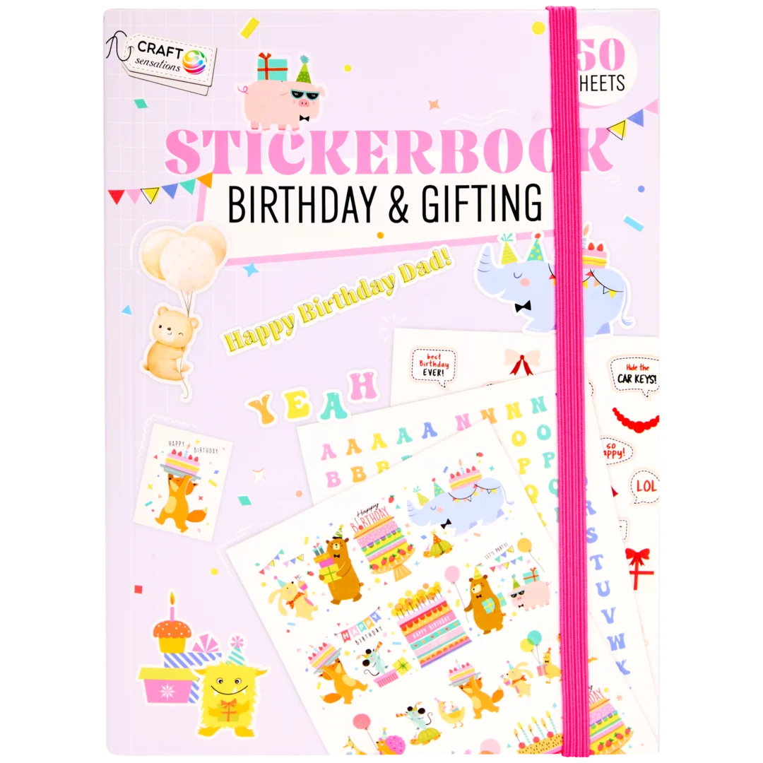 Carte cu autocolante Craft Sensations 4