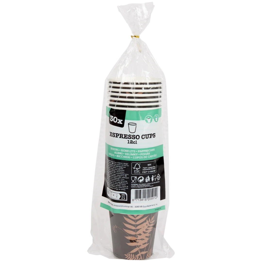 Papierové poháre na espresso